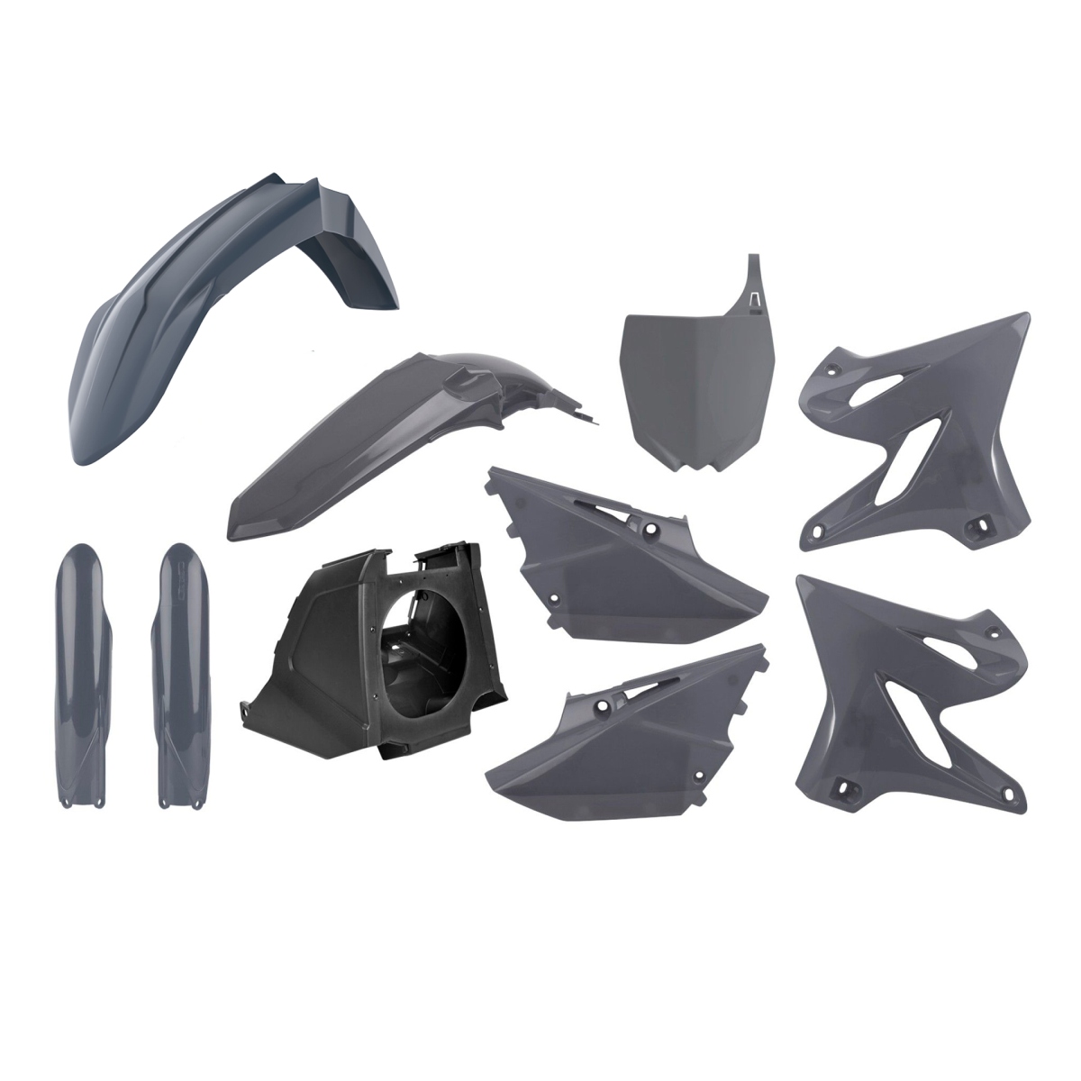 Kompletní sada plastů POLISPORT 90932 (POLISPORT kompletní sada plastů YAMAHA YZ 125/250 02-21 restyling na YZF 450 22 sada obsahuje krytky tlumičů)