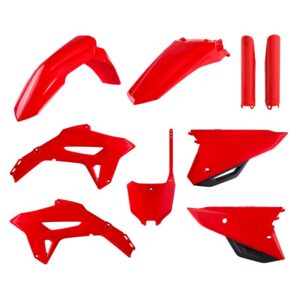 Kompletní sada plastů ( POLISPORT 91054 (POLISPORT kompletní sada plastů (FULL KIT) HONDA CRF 250R 22-24; CRF 450R 21-24 v sadě tabulka přední)