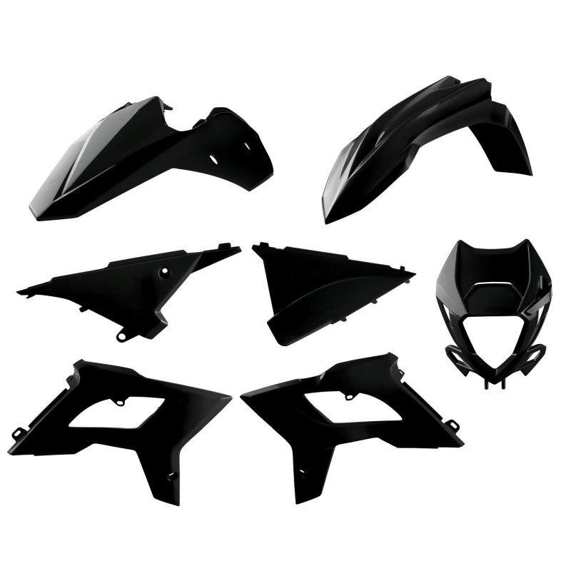 Kompletní sada plastů POLISPORT 91087 (POLISPORT kompletní sada plastů BETA 2T/4T 13-17 (restyling na model 2022) barva černá)