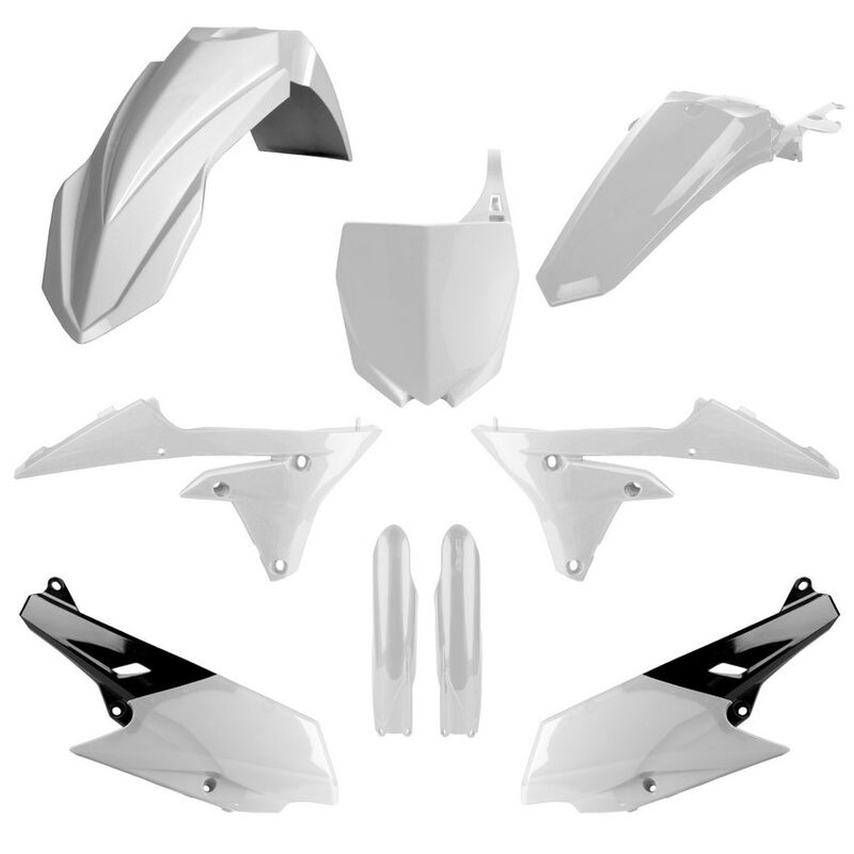 Kompletní sada plastů ( POLISPORT 91403 (POLISPORT kompletní sada plastů (FULL KIT) YAMAHA YZ 250F 14-18; YZ 450F 14-17 v sadě tabulka přední)