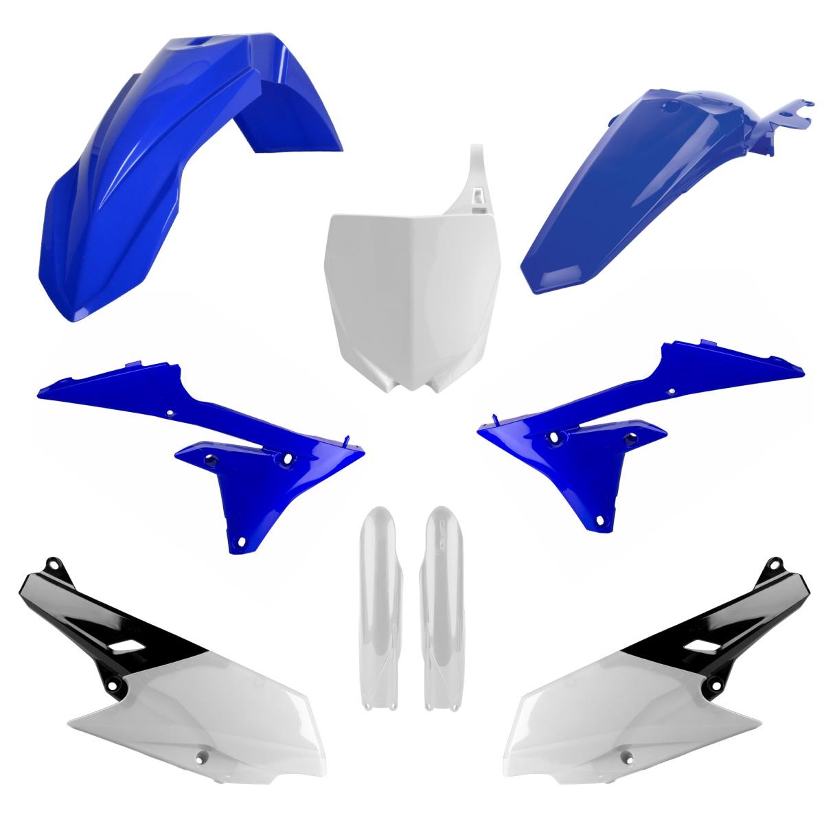 Kompletní sada plastů ( POLISPORT 91406 (POLISPORT kompletní sada plastů (FULL KIT) YAMAHA YZ 250F 14-18; YZ 450F 14-17 v sadě tabulka přední)