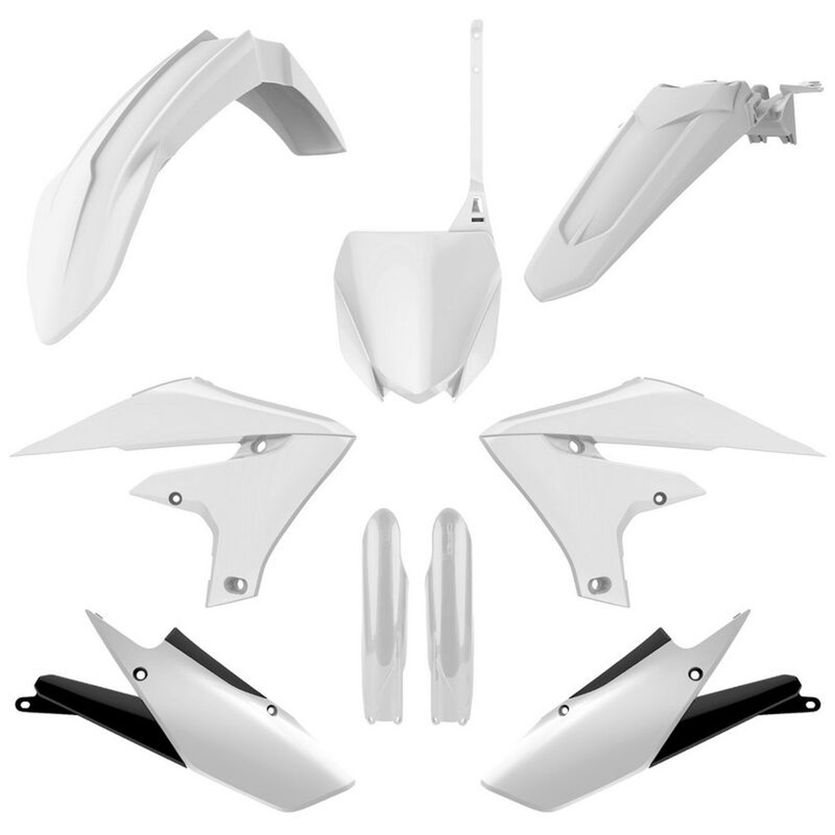 Kompletní sada plastů ( POLISPORT 91409 (POLISPORT kompletní sada plastů (FULL KIT) YAMAHA YZ 250F 19-23; YZ 450F 18-22 v sadě tabulka přední)
