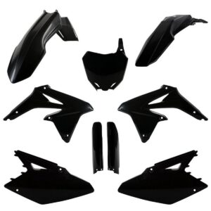 Kompletní sada plastů ( POLISPORT 91429 (POLISPORT kompletní sada plastů (FULL KIT) SUZUKI RMZ 450 08-17 v sadě tabulka přední (8659300003) i krytky)