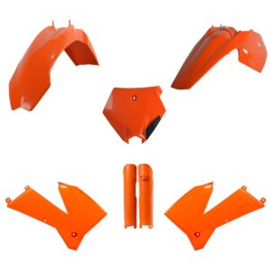 Kompletní sada plastů ( POLISPORT 91436 (POLISPORT kompletní sada plastů (FULL KIT) KTM SX 05-06; XC/XC-F 06-07 v sadě krytky tlumičů (8399000002))