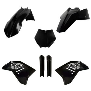 Kompletní sada plastů ( POLISPORT 91441 (POLISPORT kompletní sada plastů (FULL KIT) KTM SX/SX-F/XC-F 08-10 v sadě tabulka přední (8664400002) a kryty)