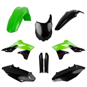 Kompletní sada plastů ( POLISPORT 91486 (POLISPORT kompletní sada plastů (FULL KIT) KAWASAKI KX 250F 13-16 v sadě tabulka přední (8659200003) i)