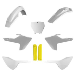 Kompletní sada plastů ( POLISPORT 91500 (POLISPORT kompletní sada plastů (FULL KIT) HUSQVARNA TC/FC 16-18 v sadě tabulka přední (8665800002) i krytky)