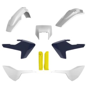 Kompletní sada plastů ( POLISPORT 91503 (POLISPORT kompletní sada plastů (FULL KIT) HUSQVARNA TE/FE TPI 17-19 v sadě tabulka přední (8666900001) i)