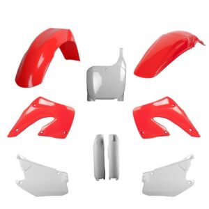 Kompletní sada plastů ( POLISPORT 91510 (POLISPORT kompletní sada plastů (FULL KIT) HONDA CR 125 00-01; CR 250 00-01 v sadě tabulka přední)