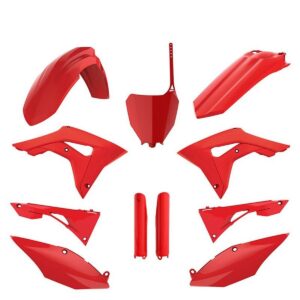Kompletní sada plastů ( POLISPORT 91537 (POLISPORT kompletní sada plastů (FULL KIT) HONDA CRF 250R 18-21; CRF 450R 17-20 v sadě tabulka přední)
