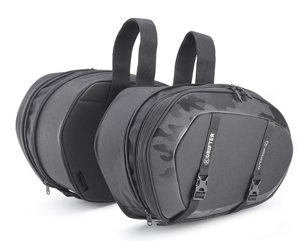 Boční brašny rozšířený univerzální KAPPA DR05 (KAPPA boční brašny rozšířený univerzální Kunašeč 40-52L pár) ( výška 34cm X GŁ. 10-15cm X délka 52cm))