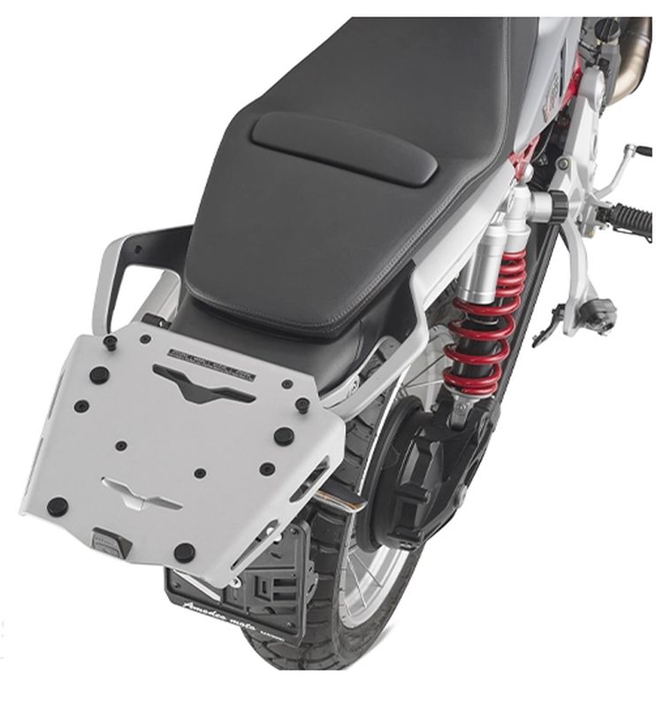 Zadní nosič kufru (anodizovaný hliník) KAPPA KRA8209 (KAPPA zadní nosič kufru (anodizovaný hliník) MOTO GUZZI V 85 TT 24- hliníkový MONOKEY)