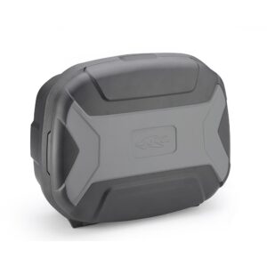 KAPPA boční kufry 35L MONOKEY KVC35 KVECTOR barva černá šedý (pár = 2 kusy) (KVC35NGPACK2) (KAPPA boční kufry 35L MONOKEY KVC35 KVECTOR barva černá)