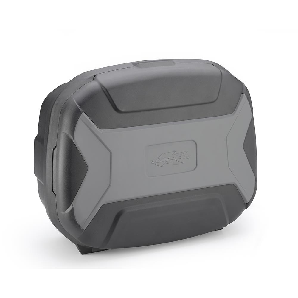 KAPPA boční kufry 35L MONOKEY KVC35 KVECTOR barva černá šedý (pár = 2 kusy) (KVC35NGPACK2) (KAPPA boční kufry 35L MONOKEY KVC35 KVECTOR barva černá)