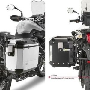 Boční nosič kufru KAPPA KL6401CAM (KAPPA boční nosič kufru MONOKEY CAM SIDE TRIUMPH TIGER 800 / 800 XC / 800 XR (11-17) - pod kufry KFR KFORCE ALU)