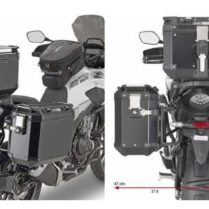 Boční nosič kufru KAPPA KLO1171CAM (KAPPA boční nosič kufru MONOKEY CAM SIDE HONDA CB 500 X (19-20) - pod kufry KFR KFORCE ALU)
