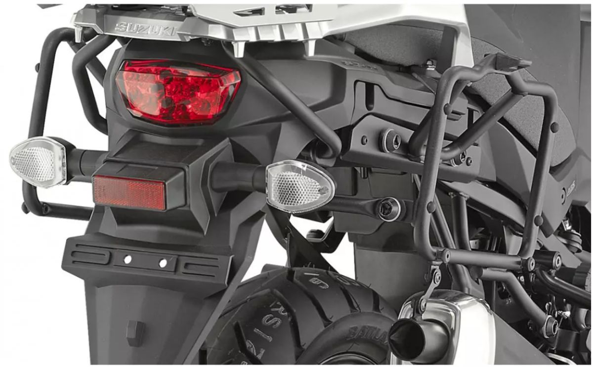 Boční nosič kufru rychlá montáž KAPPA KLR3112 (KAPPA boční nosič kufru rychlá montáž MONOKEY SUZUKI DL 650 V STROM (17-19) - také pod kufry MONOKEY)