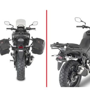 Rychloupínací boční nosič brašen KAPPA TR1171K (KAPPA rychloupínací boční nosič brašen REMOVE-X HONDA CB 500X 19-22)