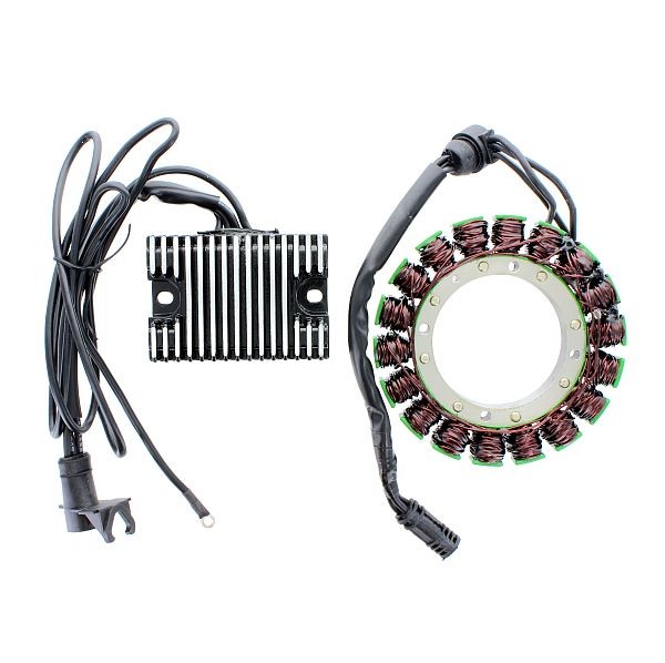 ELECTROSPORT vinutí alternátoru (stator) HARLEY DAVIDSON XL SPORTSTER 883/1200 (85-91) HIGHPOWER (3fázový+regulátor napětí v kompletu) (ESK211)