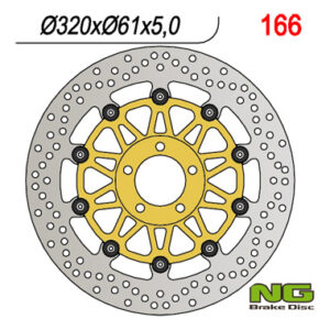 Brzdový kotouč NG Brakes NG166 (NG přední brzdový kotouč KAWASAKI VN 1500 MEAN STREAK - 02-04