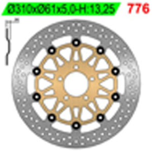 Brzdový kotouč NG Brakes NG776 (NG přední brzdový kotouč KAWASAKI ZRX 1100/1200