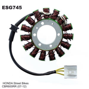 ELECTROSPORT vinutí alternátoru (stator) HONDA CBR 600RR (07-12) (ESG745) (ELECTROSPORT vinutí alternátoru (stator) HONDA CBR 600RR (07-12))