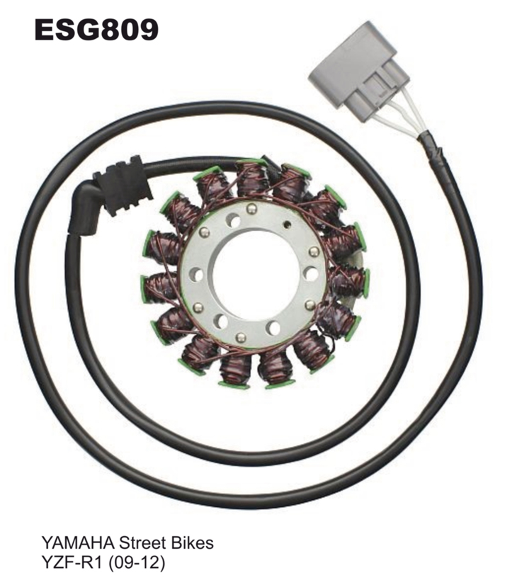 ELECTROSPORT vinutí alternátoru (stator) YAMAHA YZF-R1 (09-14) (ESG809) (ELECTROSPORT vinutí alternátoru (stator) YAMAHA YZF-R1 (09-14))
