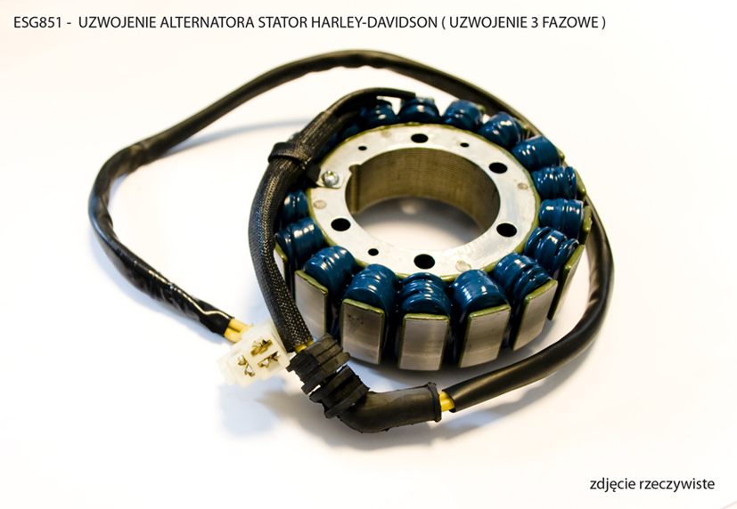 Vinutí alternátoru (stator) ELECTROSPORT ESG851 (ELECTROSPORT vinutí alternátoru (stator) HARLEY-DAVIDSON ( UZWOJENIE 3 fázové ))