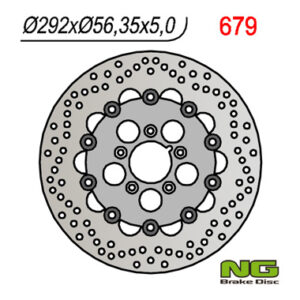 Brzdový kotouč NG Brakes NG679 (NG přední brzdový kotouč HARLEY-DAVIDSON 883/1200/1340/1450/1584/1690/1802 plovoucí (292X56