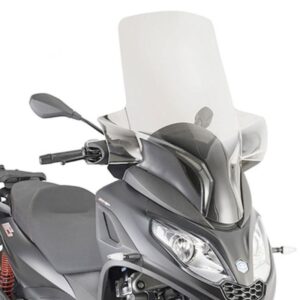 Plexi štít KAPPA KD5614ST (KAPPA plexi štít PIAGGIO MP3 300 HPE 19-21 84 X 69 cm průhledný)