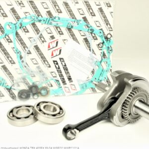 Kliková hřídel WISECO WWPC131A (WISECO kliková hřídel HONDA TRX 400EX 99-04 (s ložisky klikovky + sada těsnění a gufer na spodek motoru))