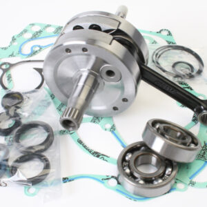 Kliková hřídel WISECO WWPC135 (WISECO kliková hřídel SUZUKI RM 125 04-10 (s ložisky klikovky + sada těsnění a gufer na spodek motoru) (HR4041))