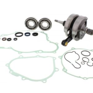 Kliková hřídel WISECO WWPC139 (WISECO kliková hřídel YAMAHA YZ 450F 03-05(YZF450) (s ložisky klikovky + sada těsnění a gufer na spodek motoru)))