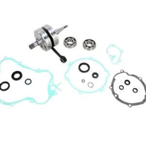 Kliková hřídel WISECO WWPC173 (WISECO kliková hřídel KAWASAKI KX 85/100 14-19 (s ložisky klikovky + sada těsnění a gufer na spodek motoru) (HR 4419))