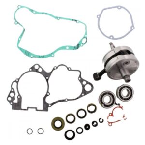 Kliková hřídel WISECO WWPC165B (WISECO kliková hřídel SUZUKI RM 250 05-10 (s ložisky klikovky + sada těsnění a gufer na spodek motoru))