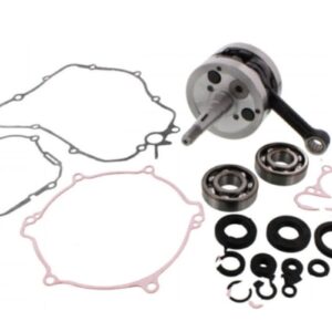 Kliková hřídel WISECO WWPC163 (WISECO kliková hřídel YAMAHA YZ 125 05-19 (s ložisky klikovky + sada těsnění a gufer na spodek motoru) (HR4054))