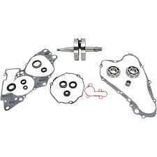 Kliková hřídel WISECO WWPC166 (WISECO kliková hřídel SUZUKI RM 85`02-20 (s ložisky klikovky + sada těsnění a gufer na spodek motoru) (HR4067))